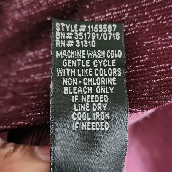 I.N. Burgundy  special Occasion dress  Sz Med Mini dress - Picture 6 of 10